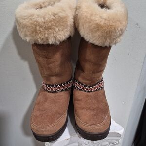 UGG Women's Tan Shearling Winter Boots